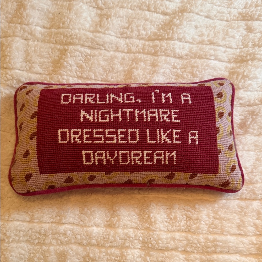 Furnish Studio embroidered pillow